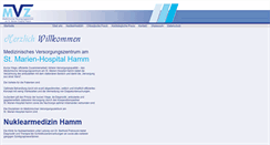 Desktop Screenshot of mvz-hamm.de